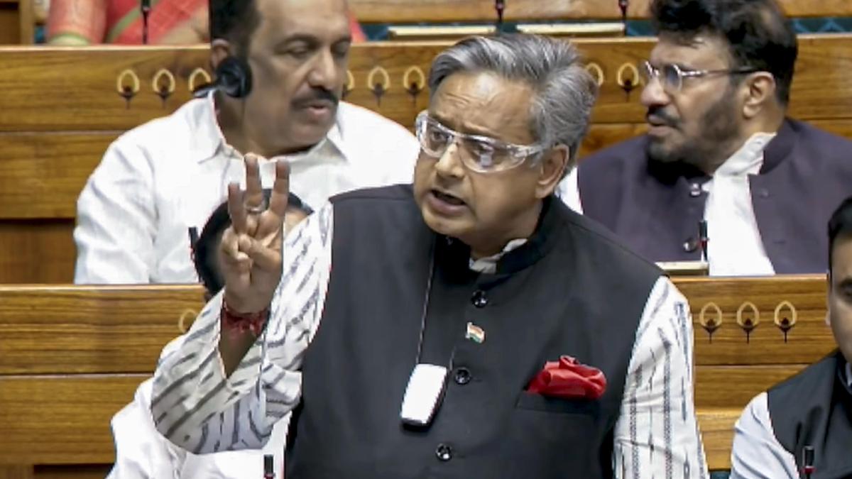 Delimitation will turn out to be 'political demonetisation': Shashi Tharoor in Lok Sabha